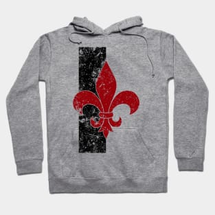 Fleur de lis Bloody Rose Hoodie